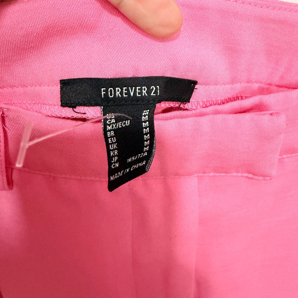 Forever 21 Vibrant Pink Trousers